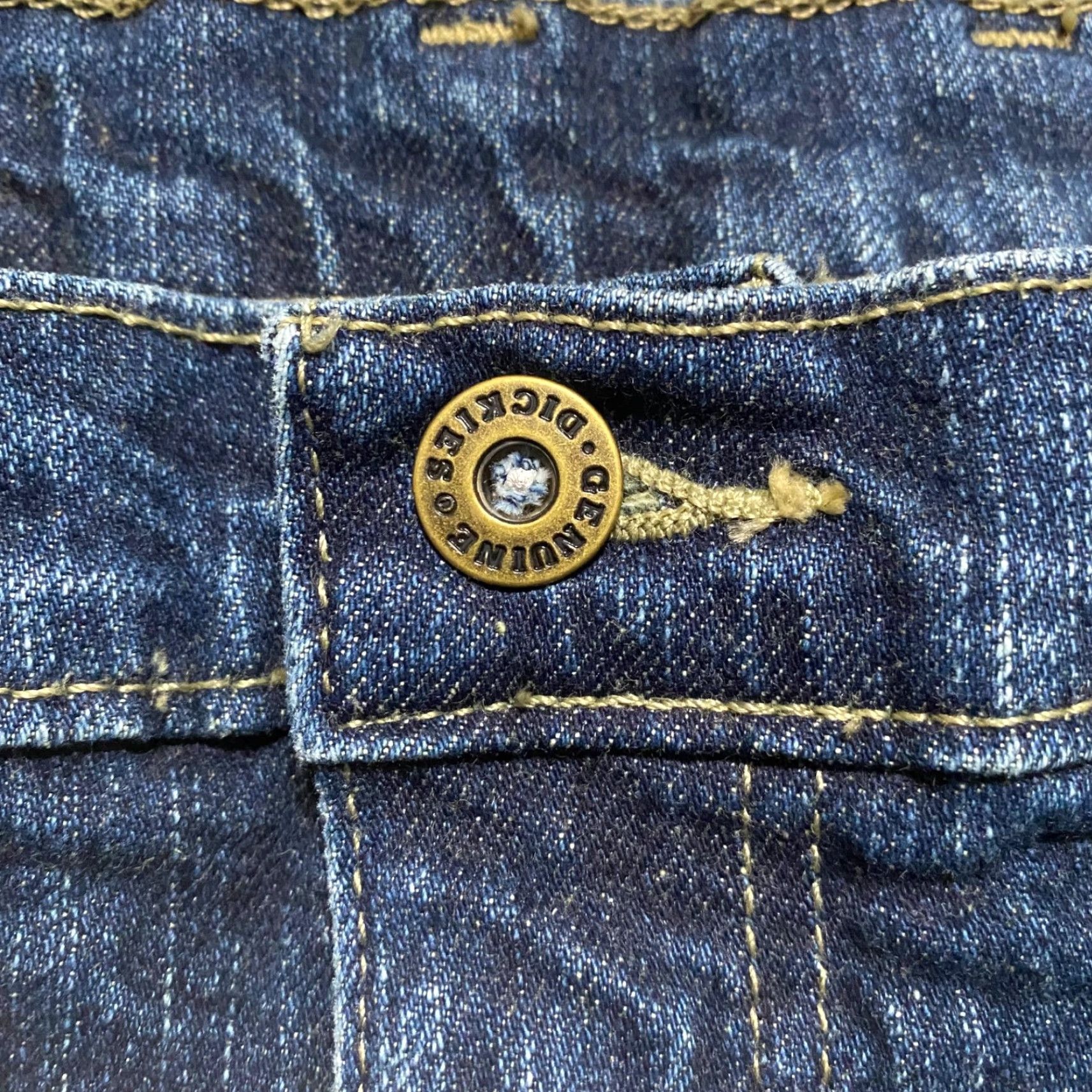 Dickies Dickies Jeans 40x30 Blue Denim Medium Wash Straight Relaxed Carpenter Work Mens Size US 40 / EU 56 - 4 Thumbnail