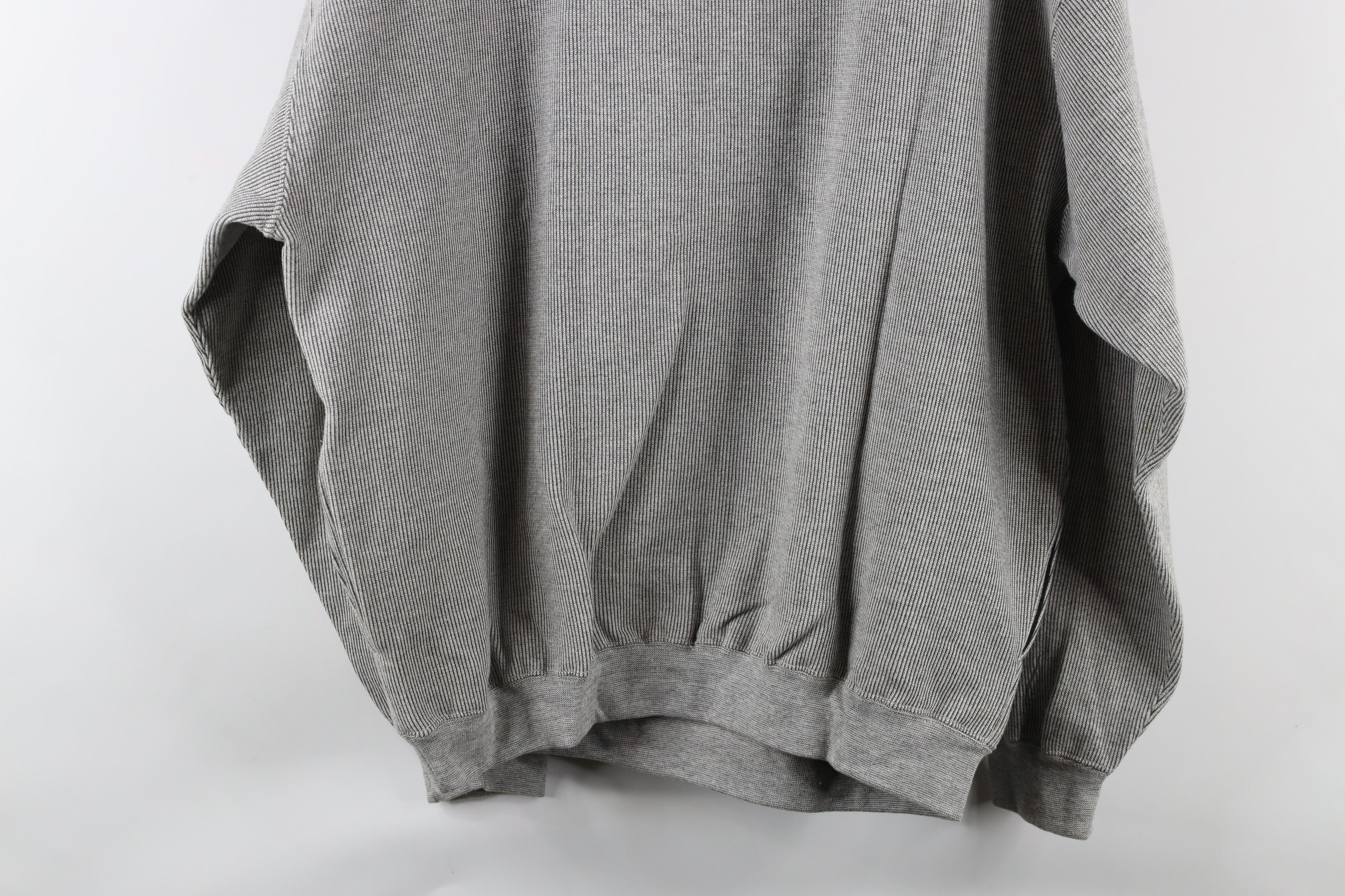 Vintage Vintage 90s Streetwear Striped Half Zip Pullover Sweatshirt Size US L / EU 52-54 / 3 - 11 Thumbnail