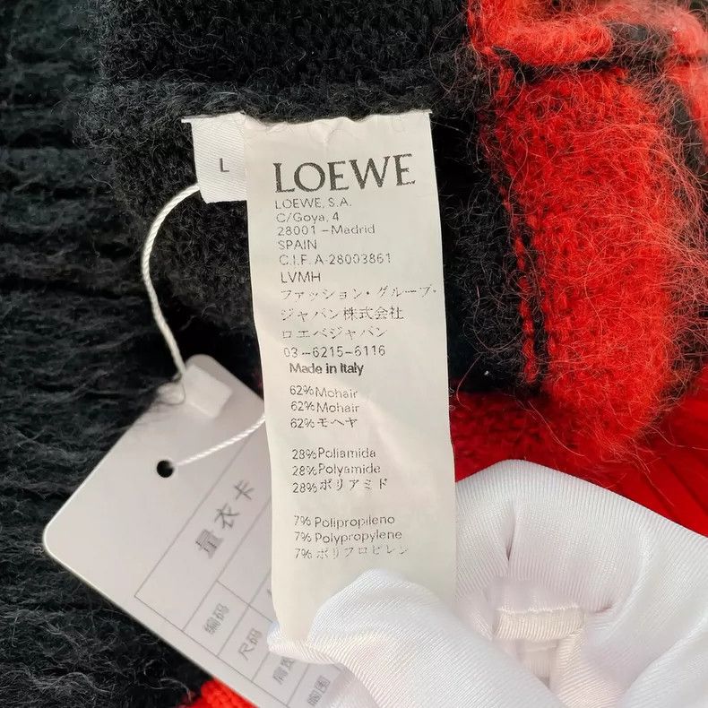 Loewe loewe Black mohair Pullover sweater 2506-Nextarrow Size US L / EU 52-54 / 3 - 7 Thumbnail