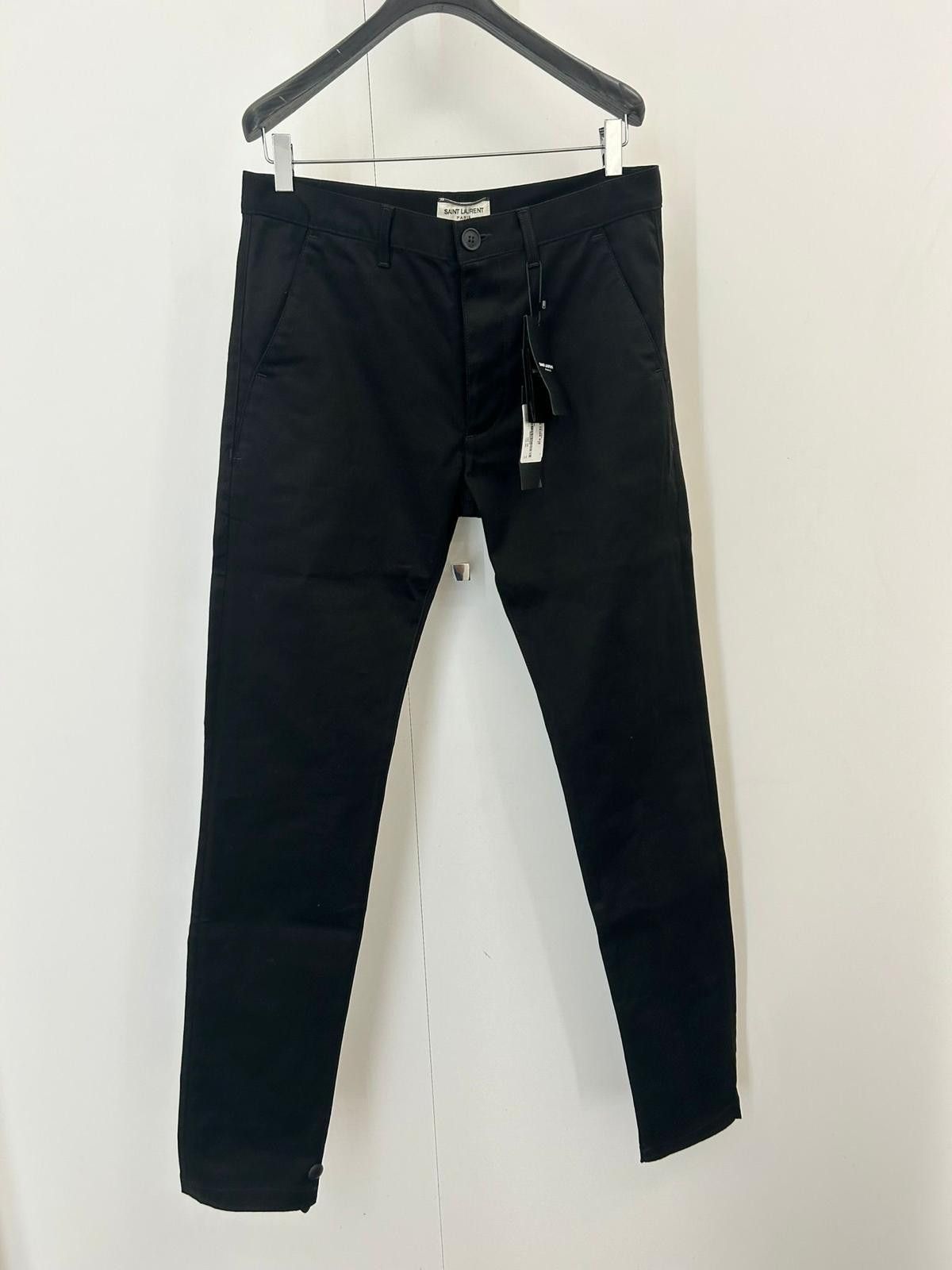 Saint Laurent Paris FOUR-POCKETS CHINO PANTS WITH BELT LOOPS AND FIVE BUTTON Size US 31 - 1 Thumbnail