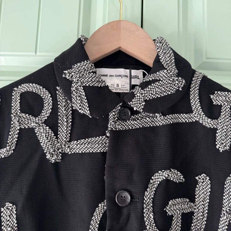Other Comme Des Garcons Black letter blazer Size S / US 4 / IT 40 - 5 Thumbnail