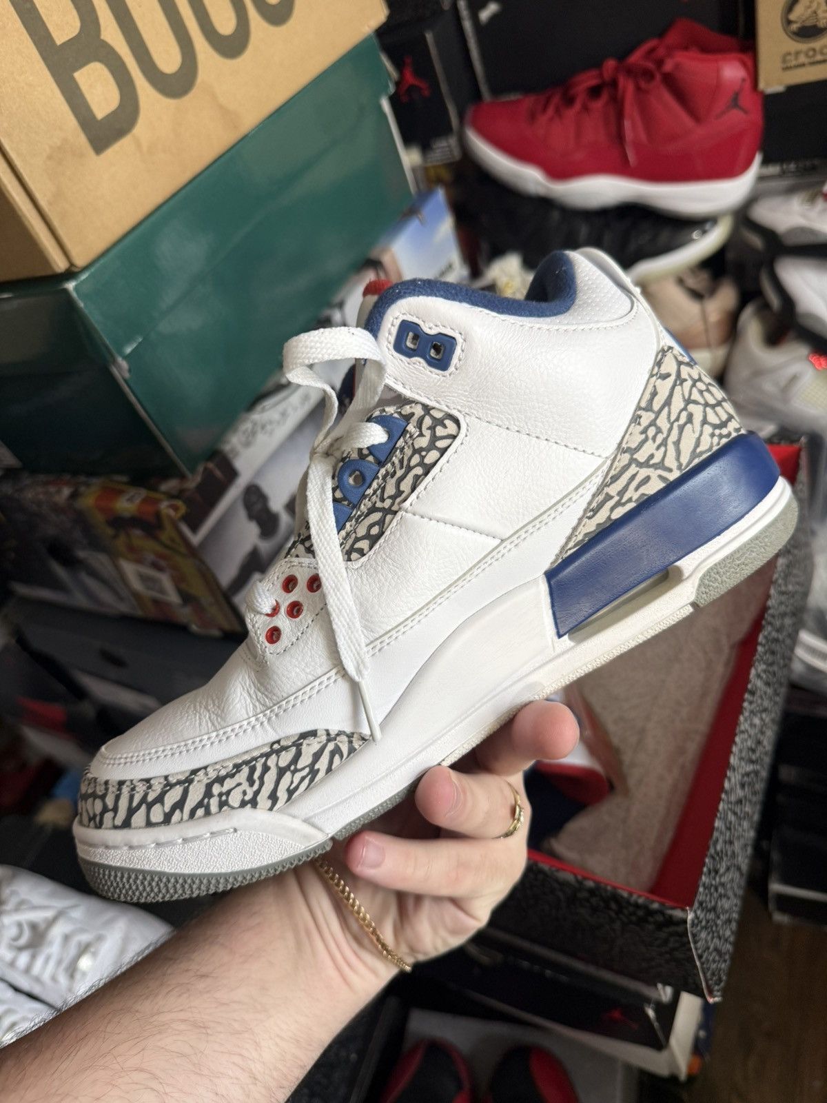 Jordan Brand Jordan retro 3 true blue sz 8 Size US 8 / EU 41 - 3 Thumbnail