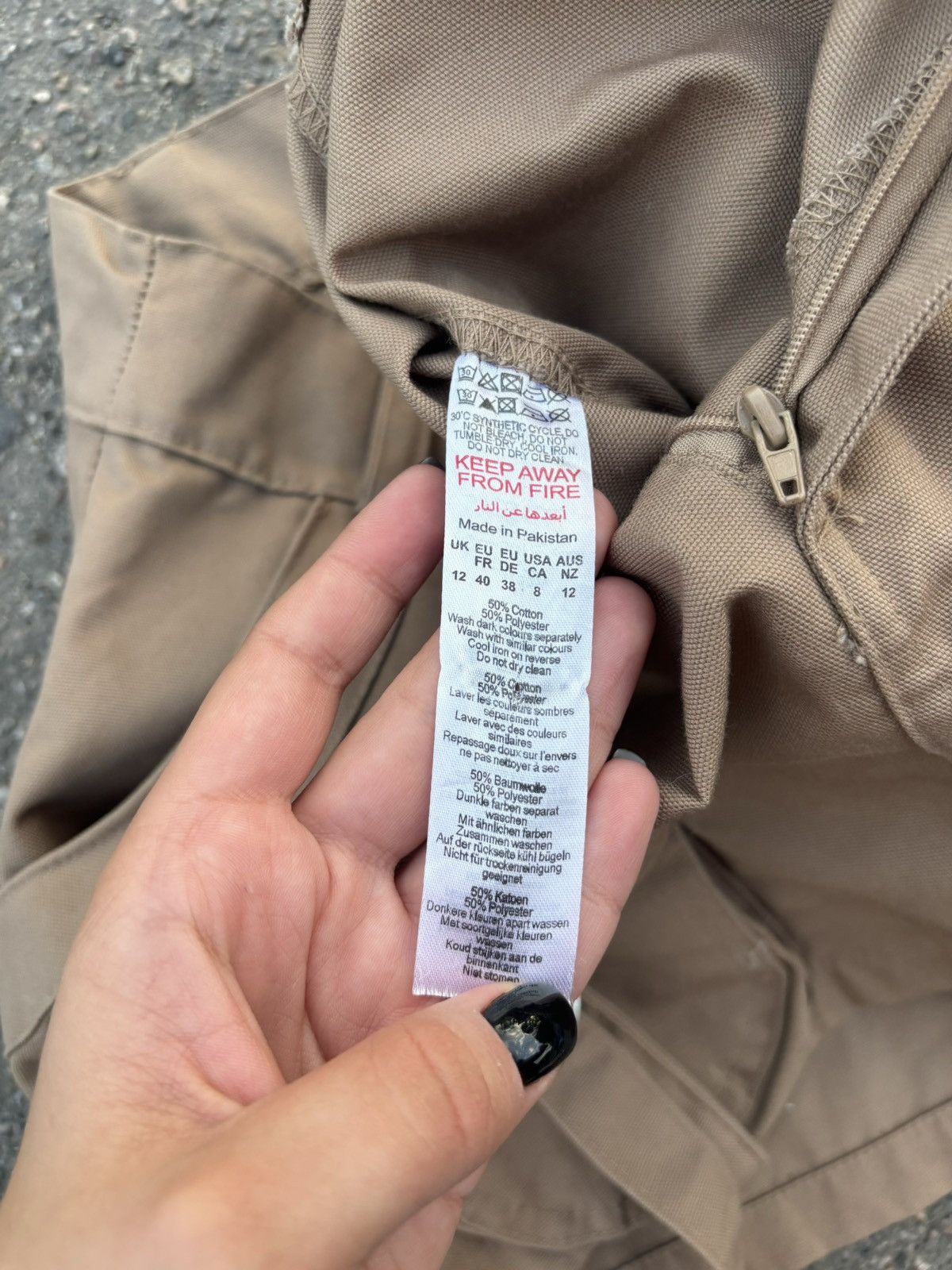 PrettyLittleThing × Vintage Y2K Vintage High Waisted Cargo Mini Skirt Size 30" / US 8 / IT 44 - 5 Thumbnail