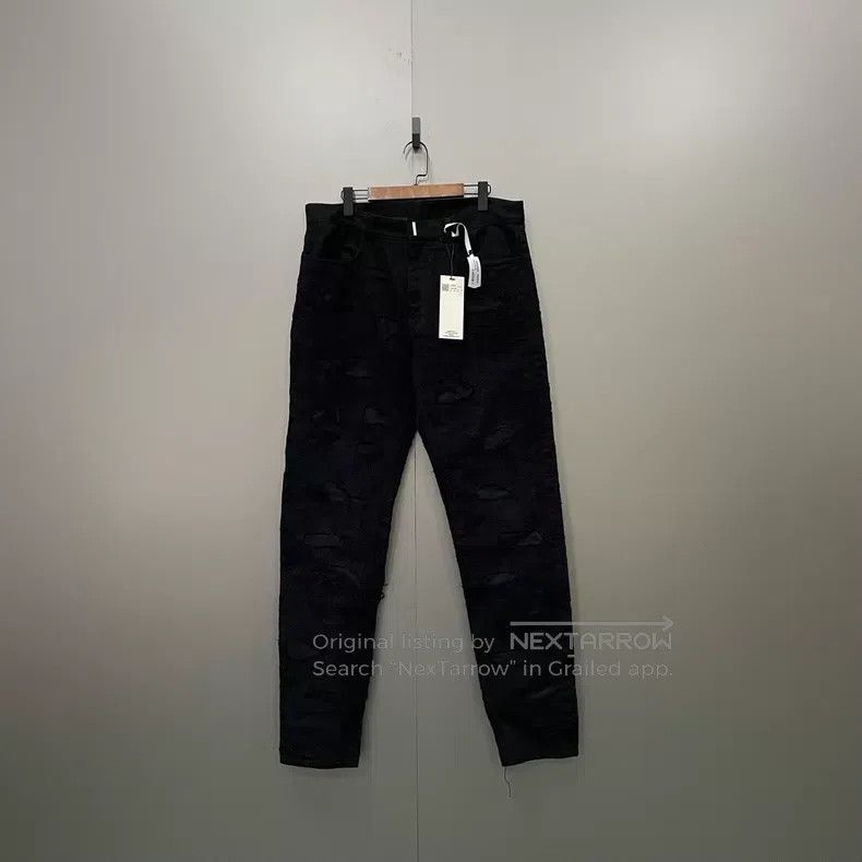 Givenchy Givenchy Black Ripped Denim Pants Size US 36 / EU 52 - 1 Thumbnail