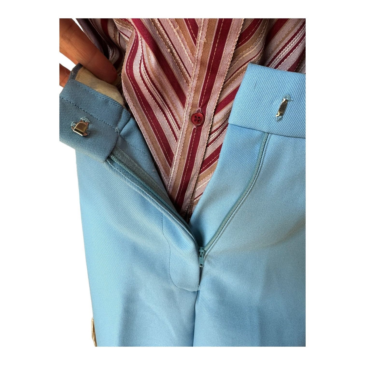 Vintage 60s suit yourself by Alexanders High Rise wide leg pant Size 27" / US 4 / IT 40 - 10 Thumbnail