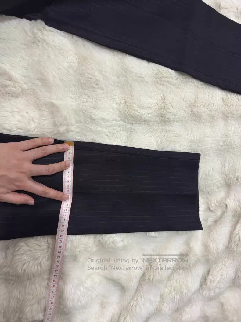 Saint Laurent Paris Saint Laurent Paris Striped Wool Silk Men's Dress Pants i Size US 28 / EU 44 - 9 Thumbnail