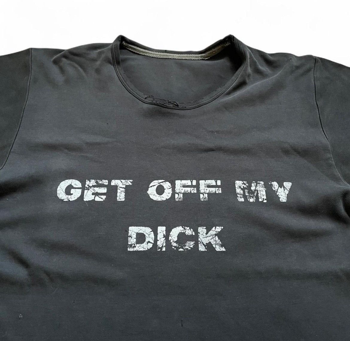 Band Tees VINTAGE 90S SEXY TEE GET OFF MY DICK PENIS FUNNY PORNO STAR Size US M / EU 48-50 / 2 - 2 Thumbnail