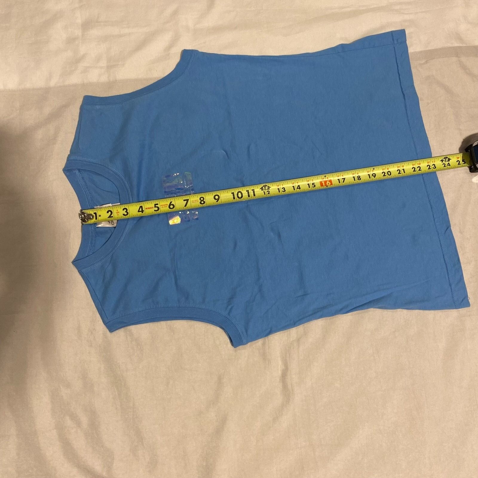 Adidas Adidas Sport Baby Blue Holographic Logo Sleeveless Basketbal Size US L / EU 52-54 / 3 - 5 Thumbnail
