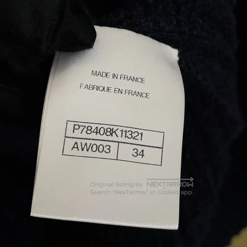 Chanel Chanel Women's Navy Wool Long Sleeve Pullover . Size S / US 4 / IT 40 - 8 Thumbnail