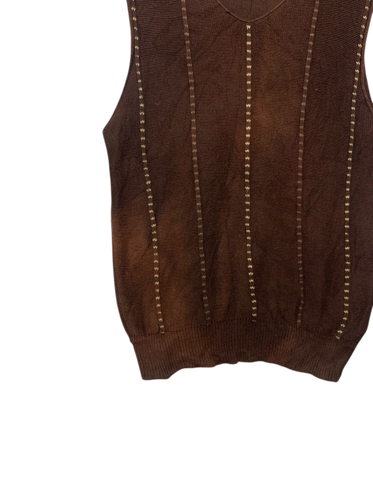 Yohji Yamamoto Vintage Yohji Yamamoto A.A.R Signiture Knitwear Sleeveless Size US M / EU 48-50 / 2 - 7 Thumbnail