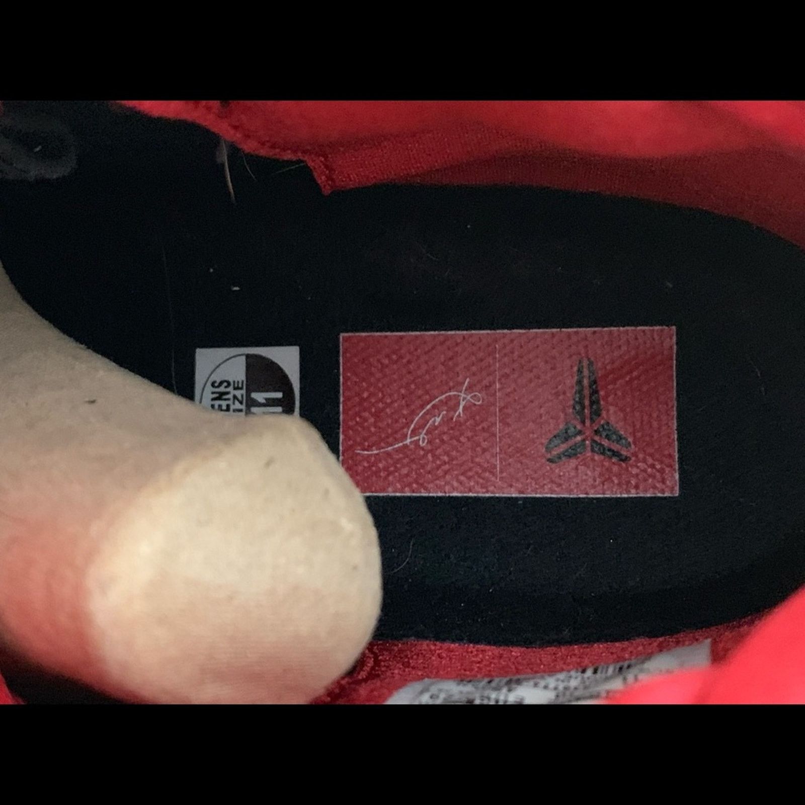 Nike NIKE KOBE 9 LIFESTYLE UNIVERSITY RED CEMENT 2014 LIKE NEW Size US 11 / EU 44 - 5 Thumbnail