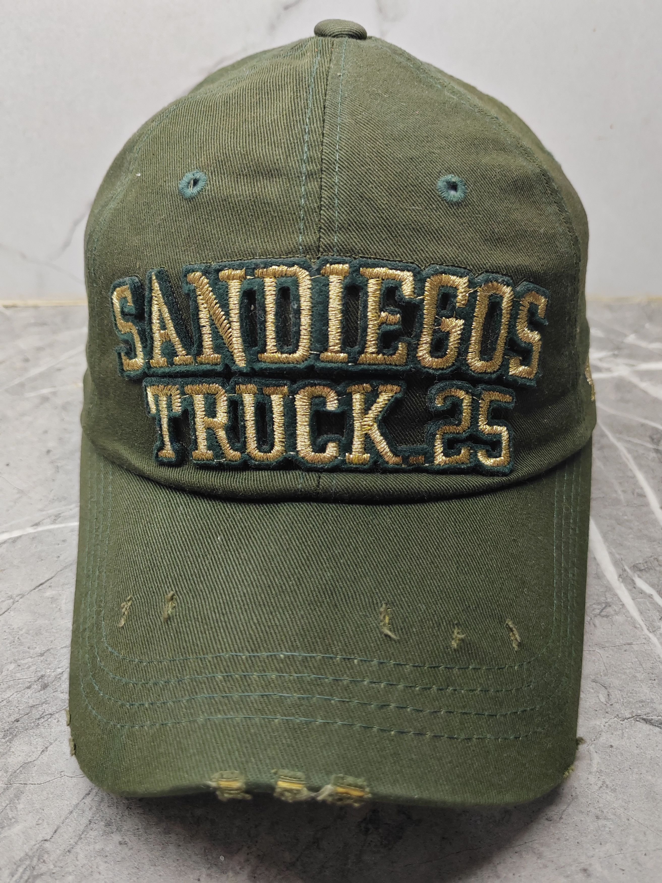 Vintage Vintage Sandiegos Truck 25 Distressed Style Cap Hat Size ONE SIZE - 2 Thumbnail