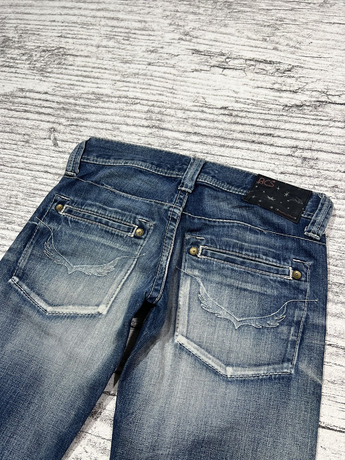Hysteric Glamour × Undercover 2000s Japanese Cdg Maison Bootcut Wash Jeans y2k Lgb Ifsix Size US 31 - 4 Thumbnail