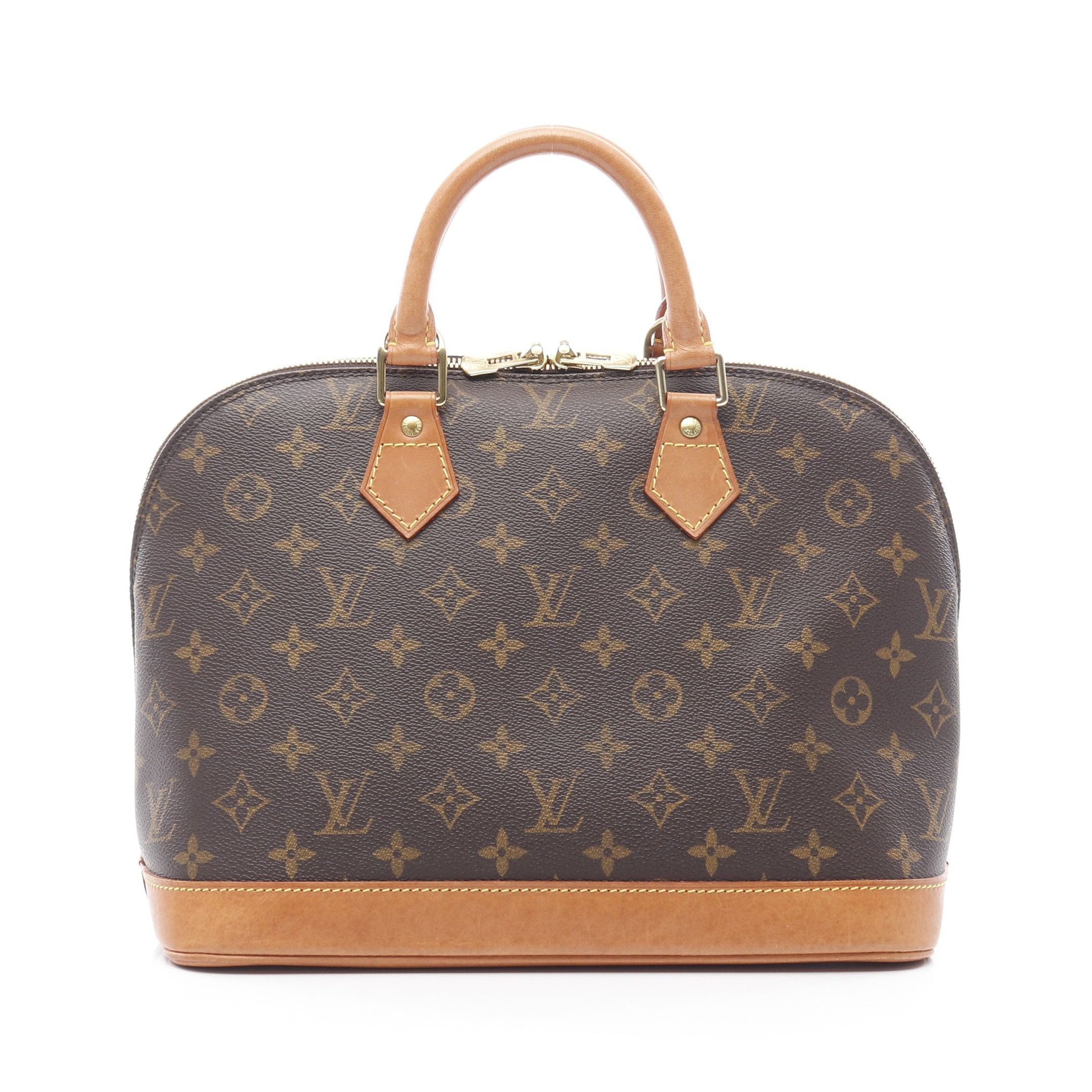 Louis Vuitton Louis Vuitton Alma Pm Monogram Handbag Leather Brown Size ONE SIZE - 1 Thumbnail