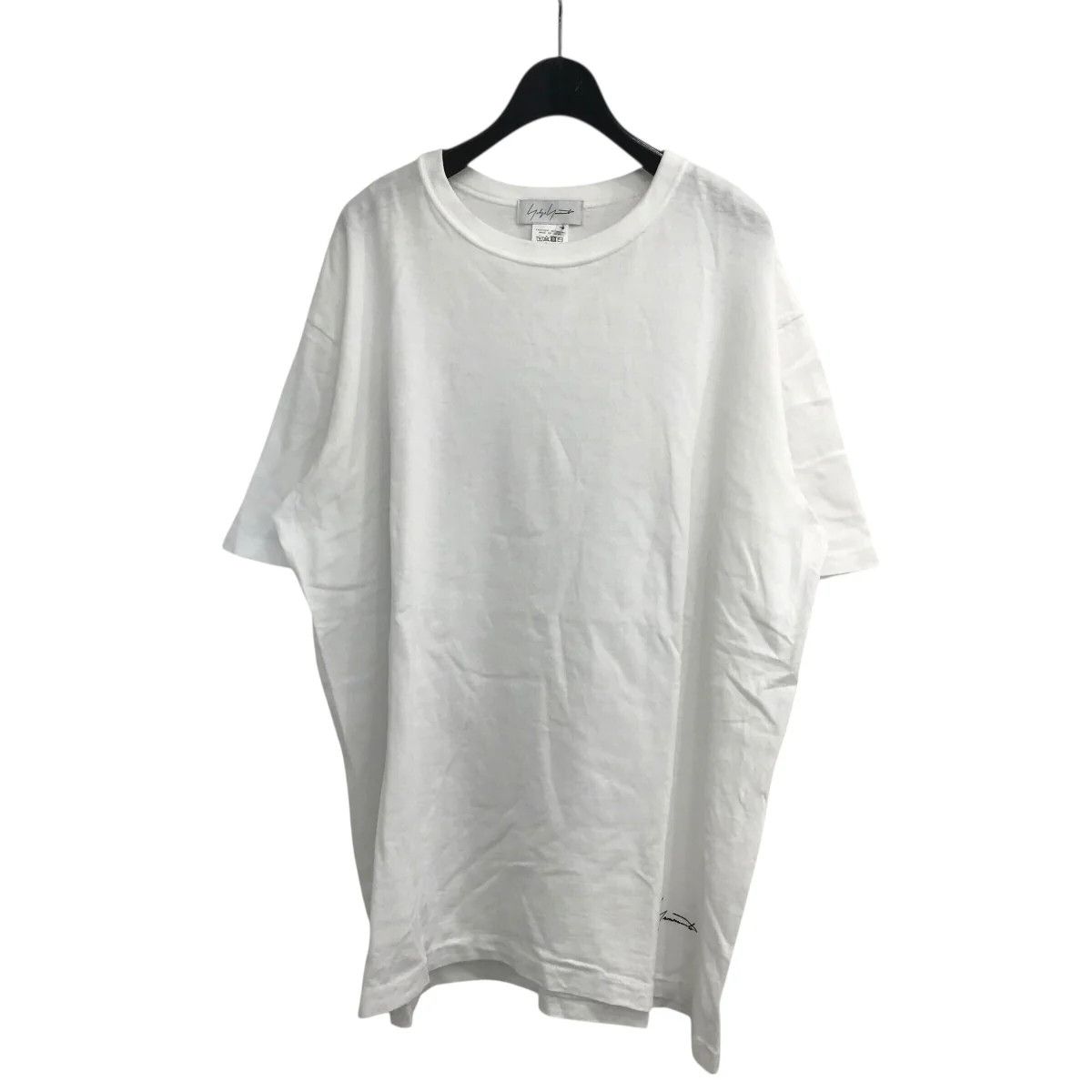 Yohji Yamamoto YOHJI YAMAMOTO // Hem logo print T-shirt Size US XL / EU 56 / 4 - 1 Thumbnail