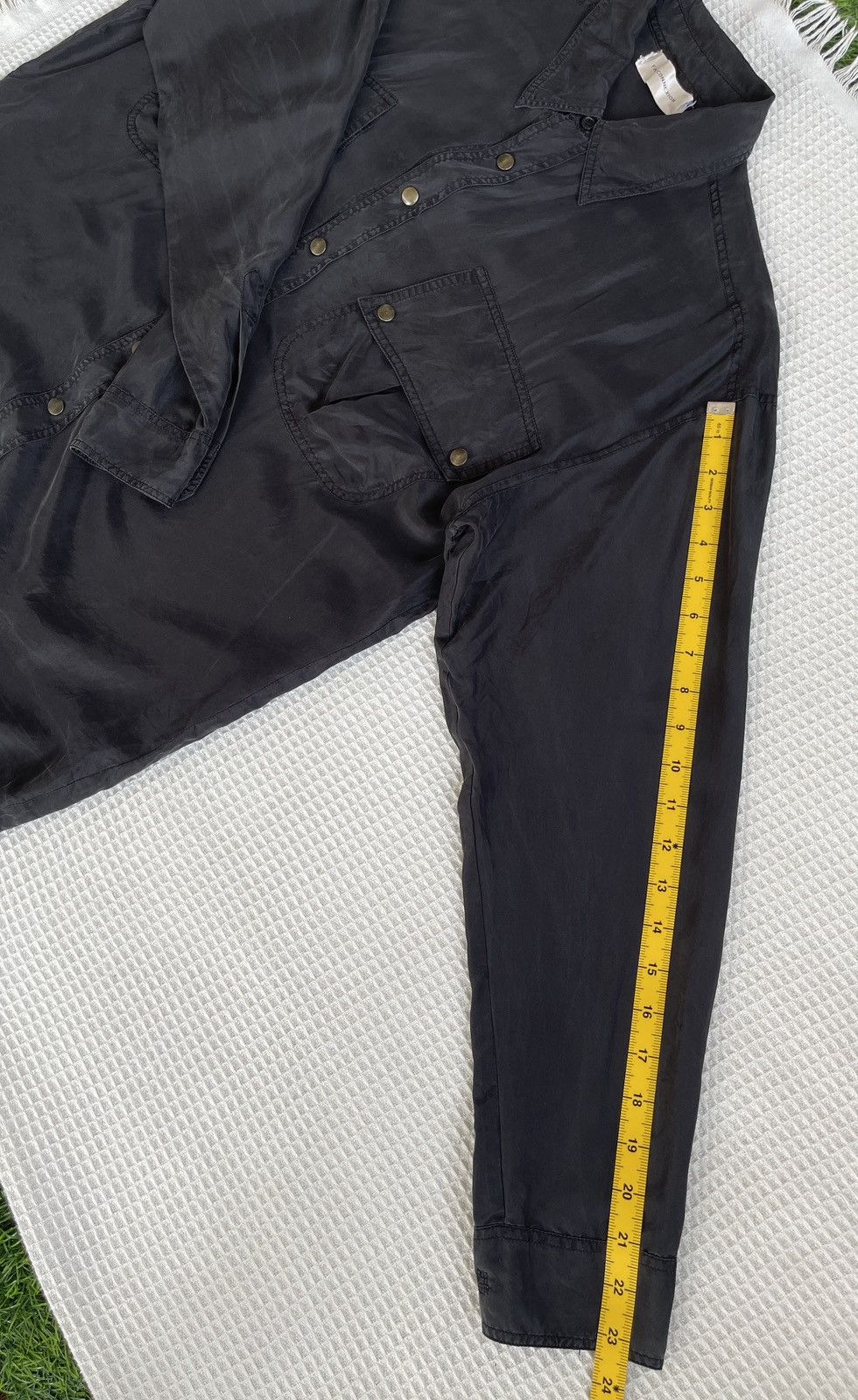 Faith Connexion FAITH CONNEXION SILK PONGE SHIRT BUTTON UP LONG SLEEVE Size US XS / EU 42 / 0 - 15 Thumbnail