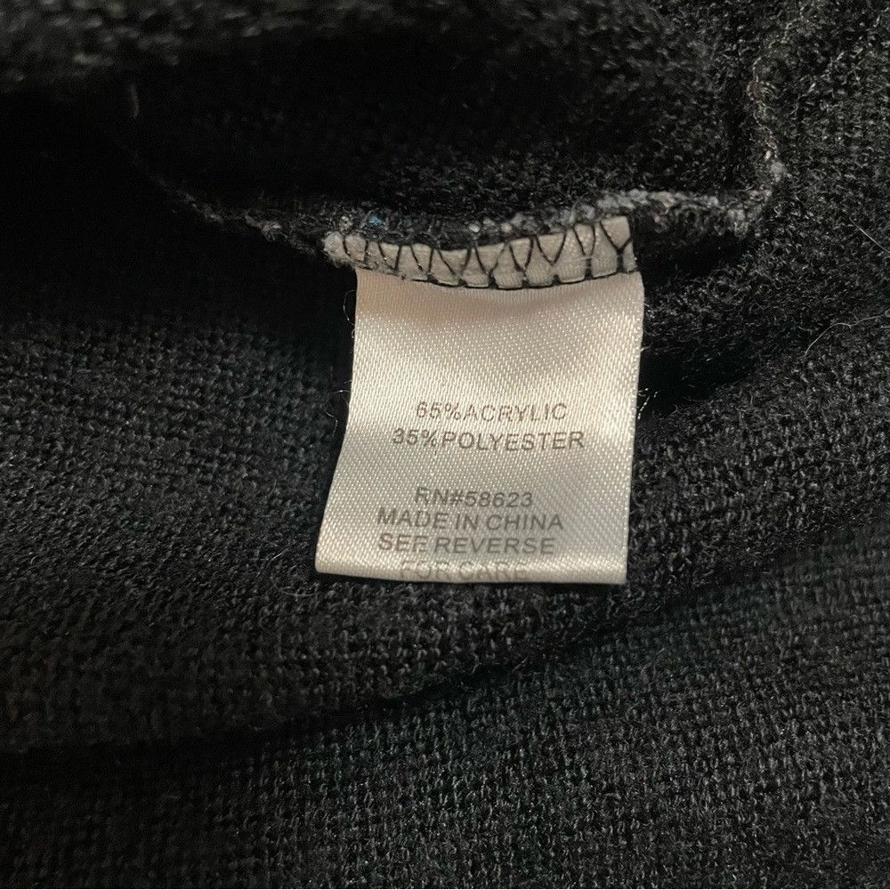 Other Panitti Striped Zip Detail Black Grey Sweater Cardigan Size Size M / US 6-8 / IT 42-44 - 8 Thumbnail
