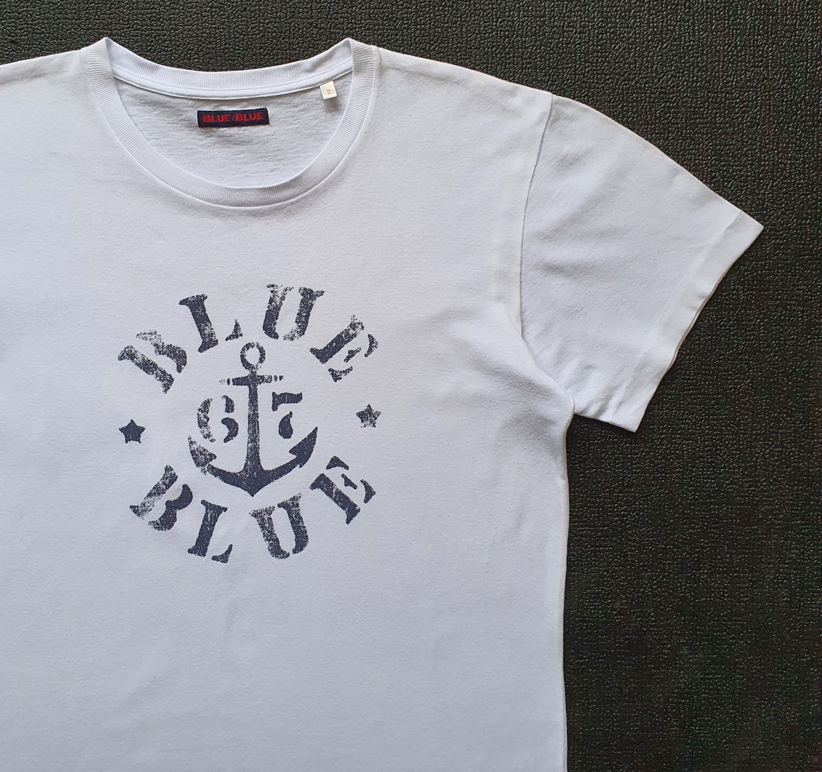 Blue Blue Japan × Japanese Brand BLUE BLUE Japan by HR Market T shirt size 2 / Medium Size US M / EU 48-50 / 2 - 3 Thumbnail
