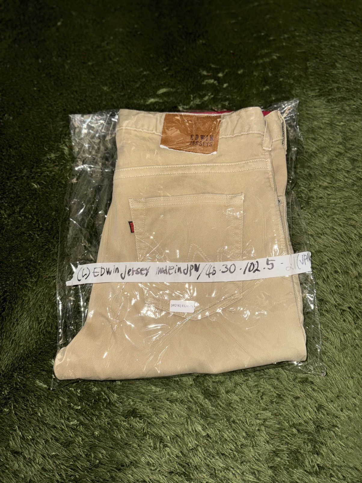 Edwin [L] EDWIN Made in Japan Relaxed Jersey Cotton Pants Beige Size US 34 / EU 50 - 13 Thumbnail