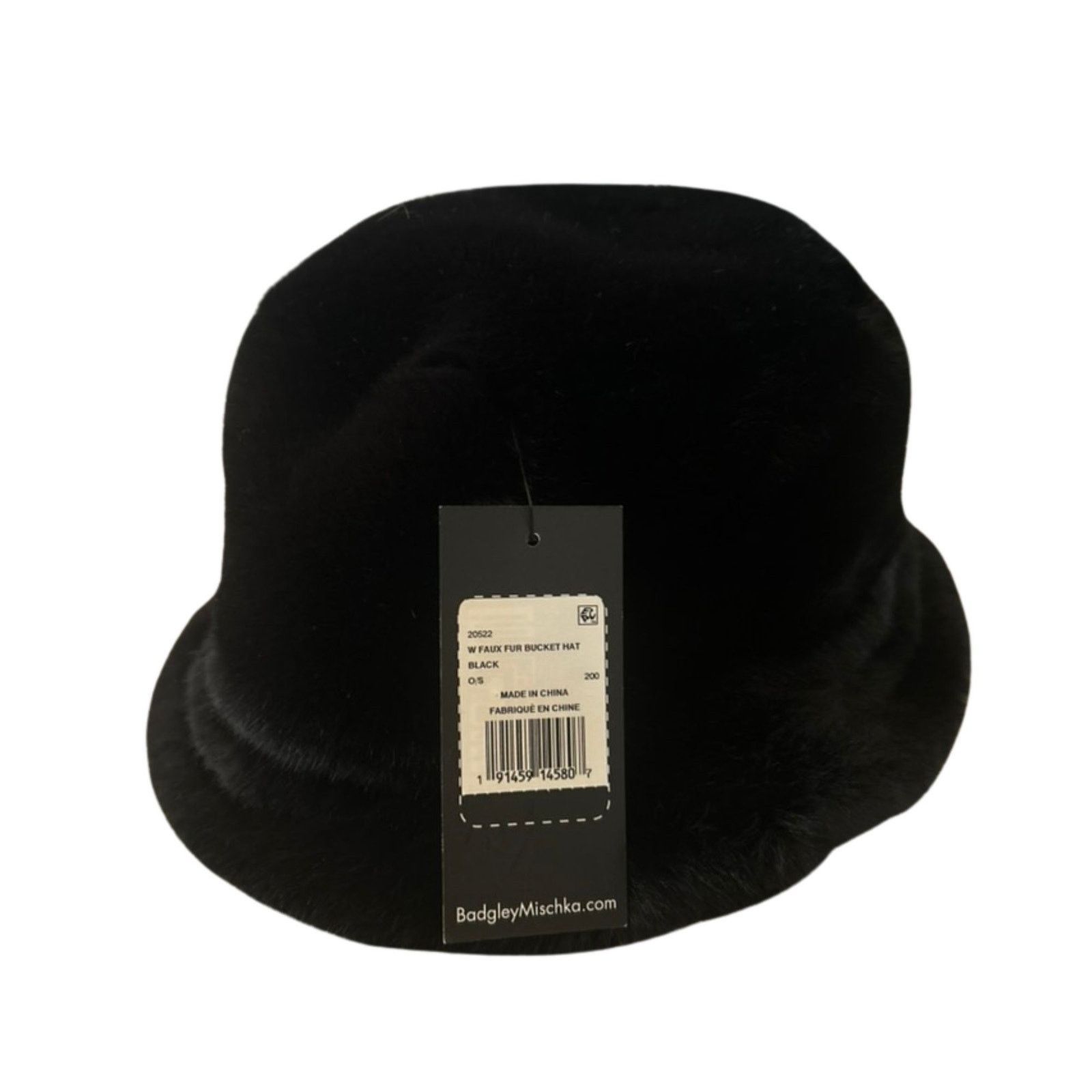 Badgley Mischka Badgley Mischka Black Faux Fur Bucket Hat – Soft Plus NWT Size ONE SIZE - 2 Thumbnail