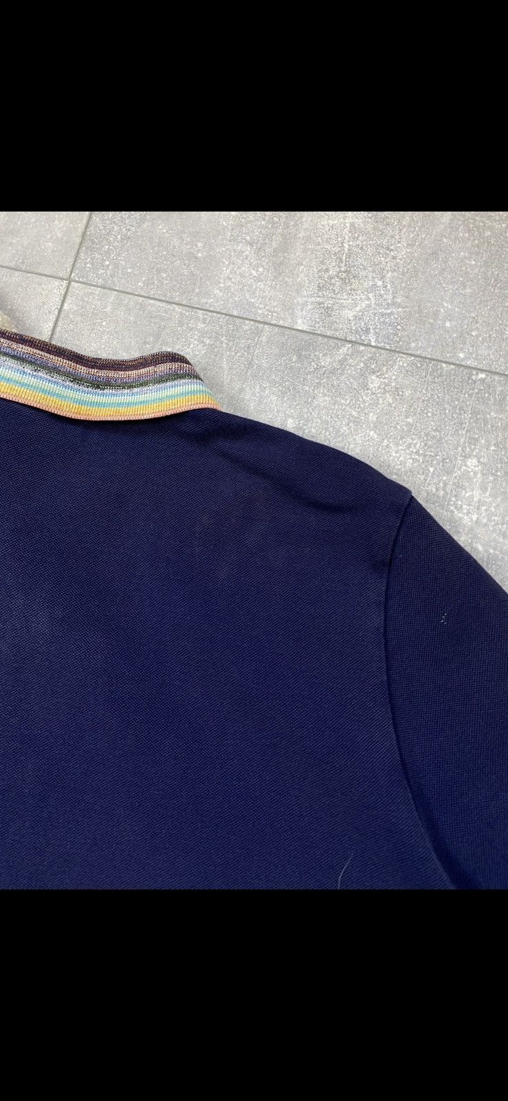 Missoni × Vintage Mens Vintage Missoni Multi Colour Polo T Shirt Tee Opium Y2K Size US M / EU 48-50 / 2 - 11 Thumbnail