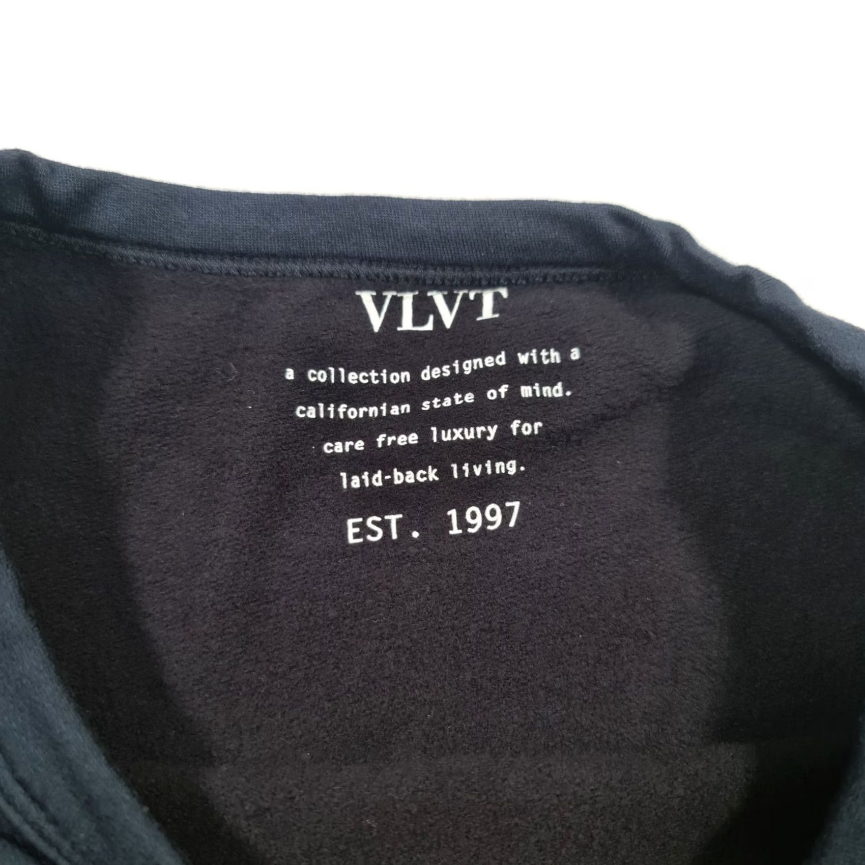 Velvet Velvet by Graham & Spencer Womens T Shirt Navy Blue Small Fleece Relaxed Top Size S / US 4 / IT 40 - 3 Thumbnail