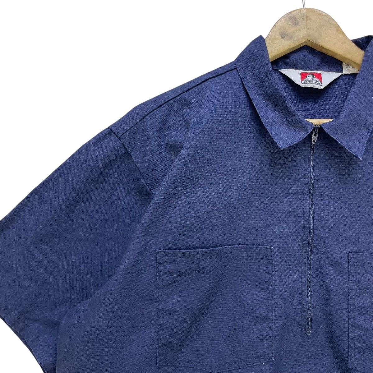 Ben Davis × Dickies 💥Vintage Ben Davis Half Zipper Dual Pocket Jacket Talon Zip Size US L / EU 52-54 / 3 - 4 Thumbnail