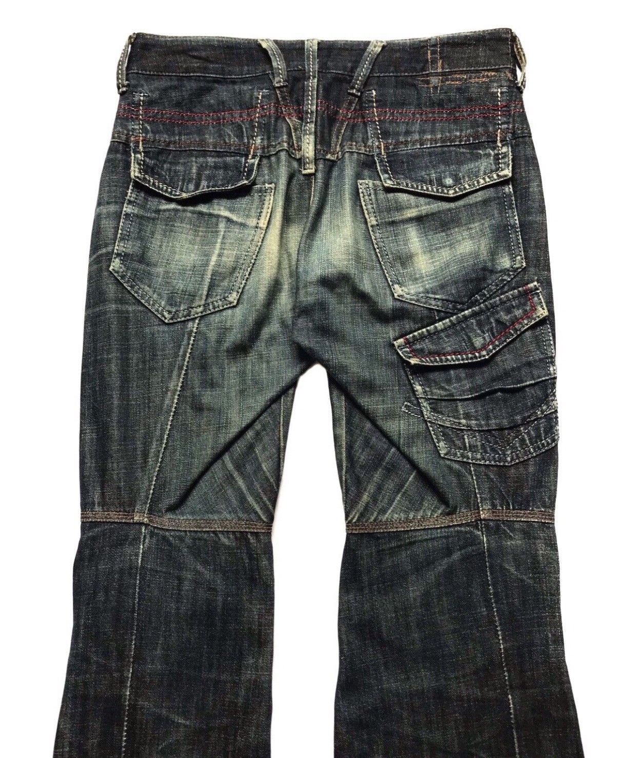 Marithe + Francois Girbaud MARITHE FRANCOIS GIRBAUD DISTRESSED MULTIPOCKET STYLE Size US 30 / EU 46 - 5 Thumbnail