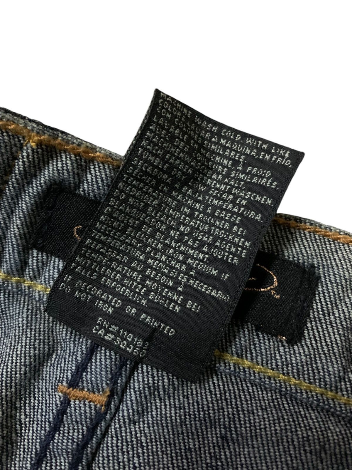 Ed Hardy × Japanese Brand Ed Hardy Spellout Denim Skirt Size 27" / US 4 / IT 40 - 7 Thumbnail