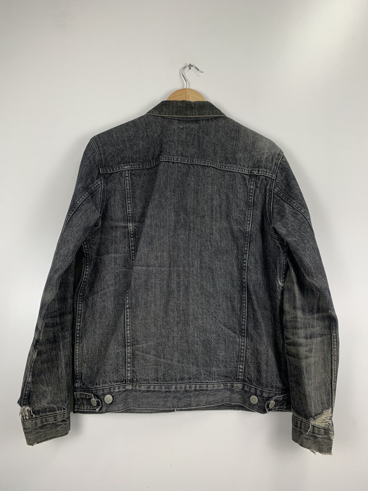 Japanese Brand Vintage Black Number Denim Jacket Size US L / EU 52-54 / 3 - 14 Thumbnail