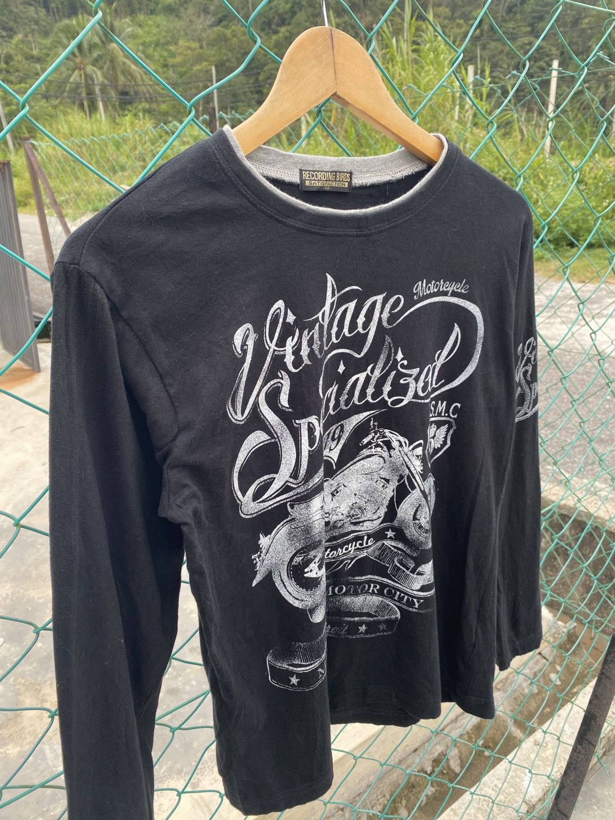 Indian Motorcycle Vintage Y2K recording birds saticfaction long sleeve tshirts Size US XS / EU 42 / 0 - 3 Thumbnail