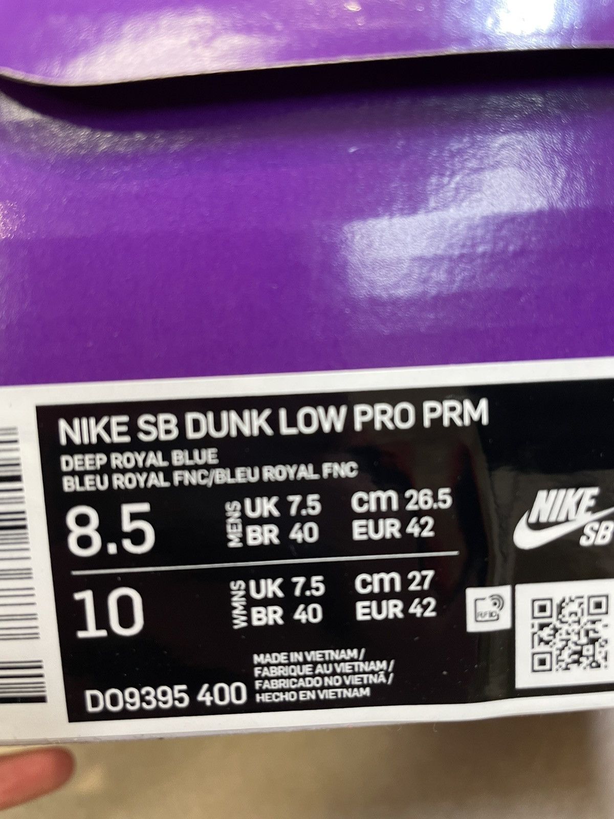size 8.5 NIKE SB DUNK LOW LA DODGERS MLB party pack