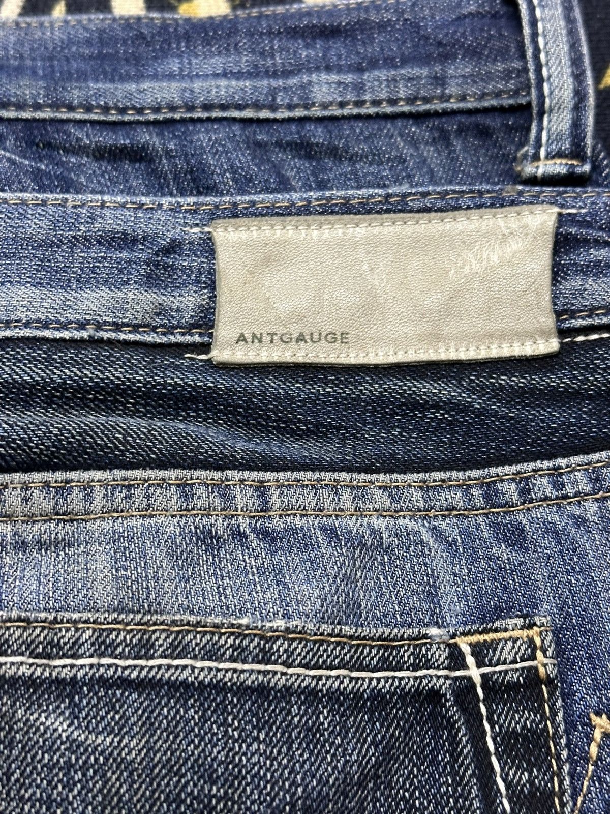 Kapital Vintage Antgauge Double Waist Grunge Denim Size US 31 - 8 Thumbnail