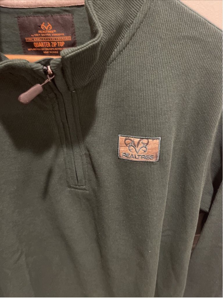 Realtree Real Tree Dark Green Quarter Zip Size M Mens Size US M / EU 48-50 / 2 - 3 Thumbnail