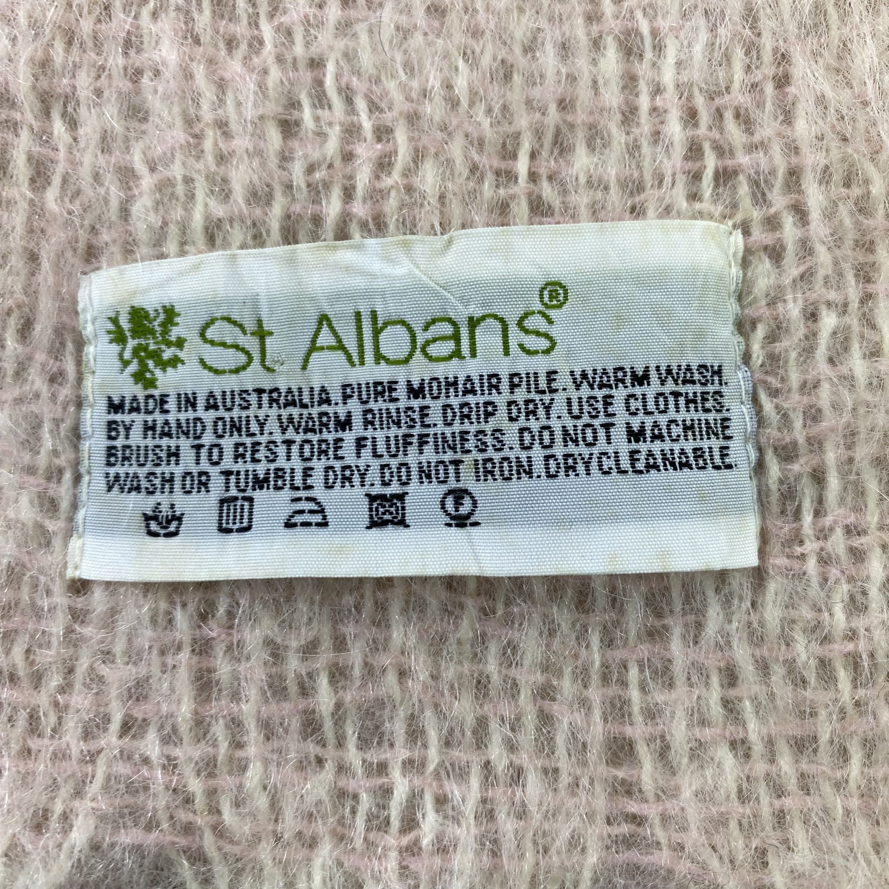 Vintage St.Albans MOHAIR Scarf / Muffler / Neckwear - K086 Size ONE SIZE - 5 Thumbnail