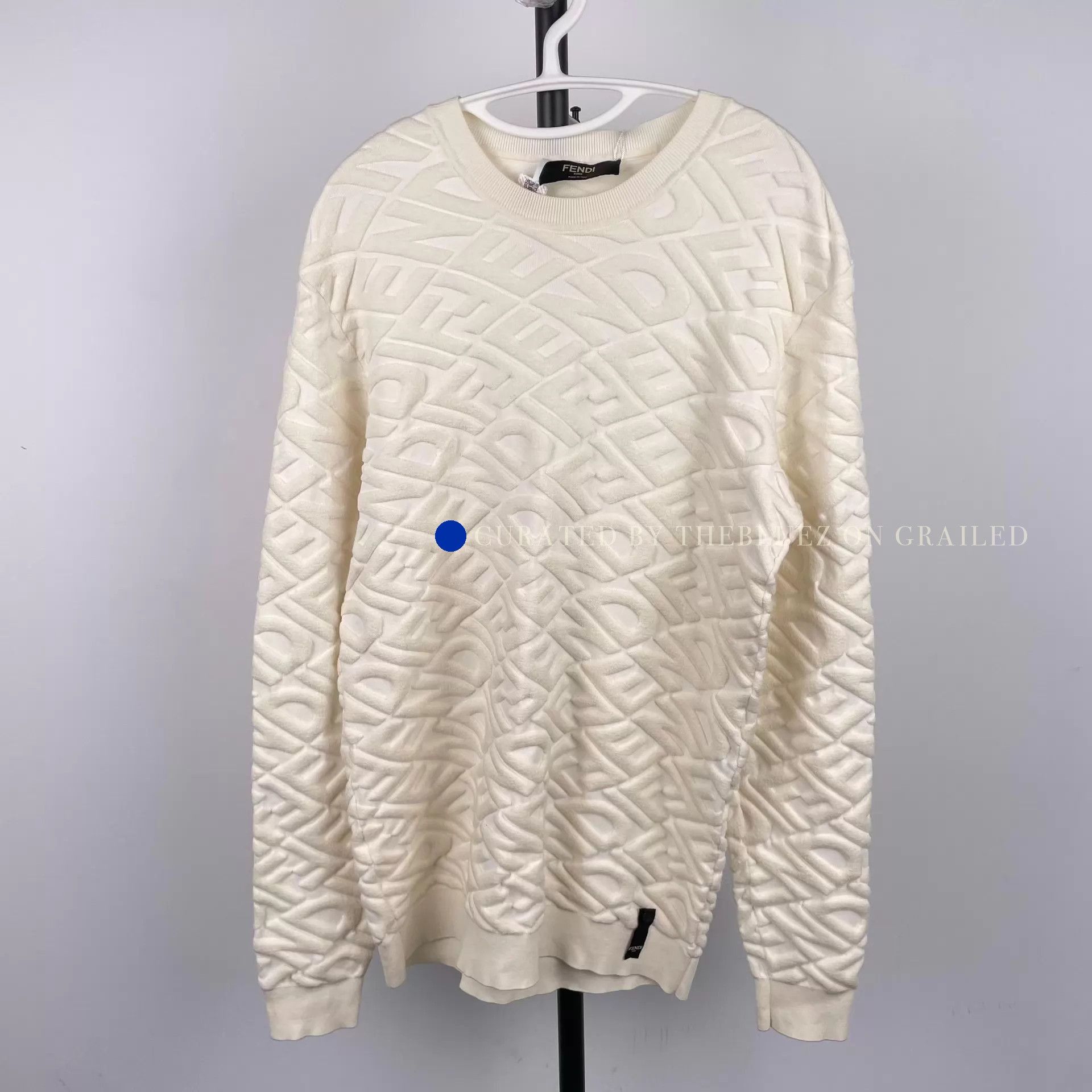 Fendi Unique All Over Print Beige Hoodie Size US M / EU 48-50 / 2 - 1 Thumbnail