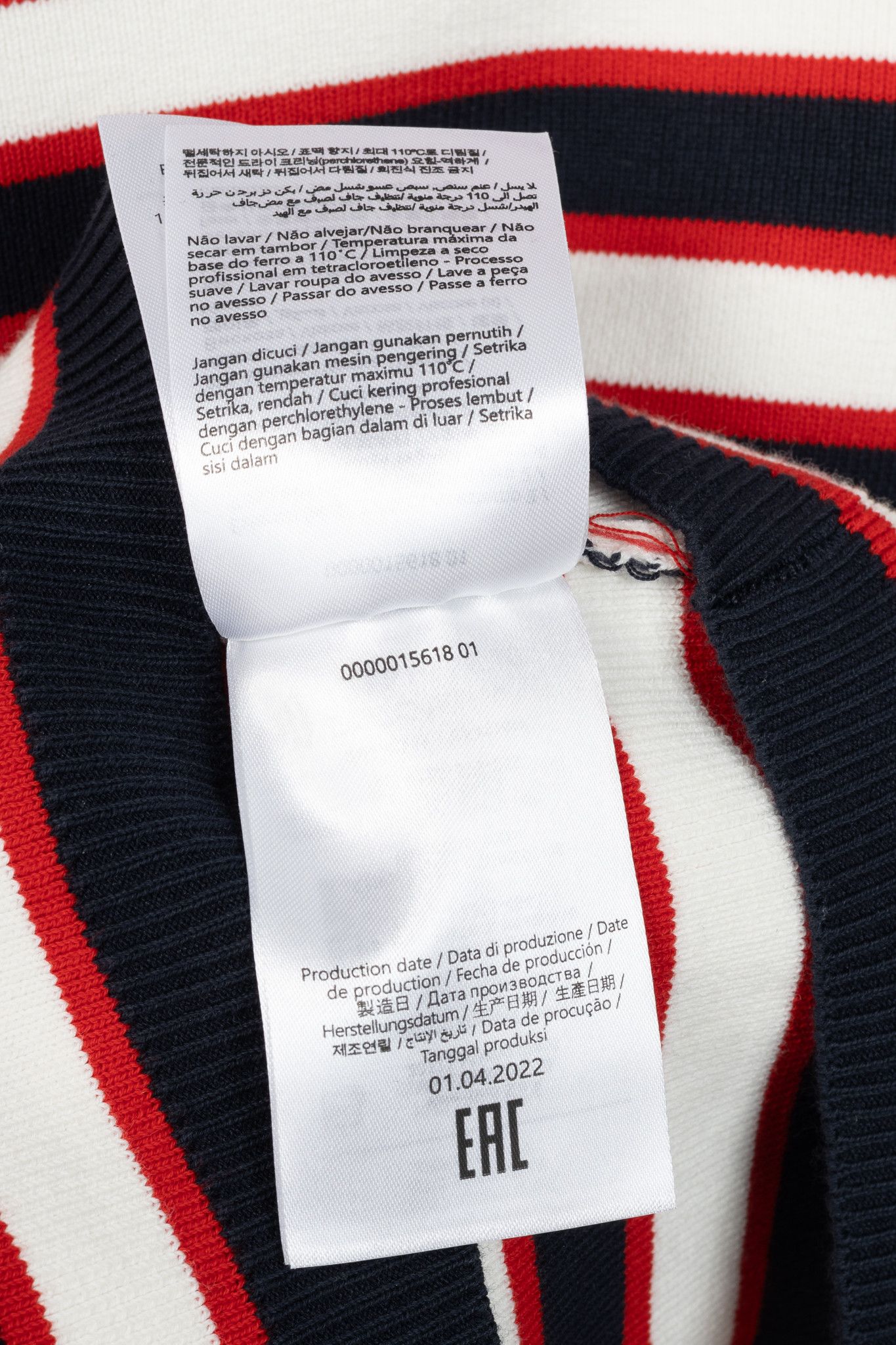 Valentino Valentino Navy & White Striped Cotton Sweater Size M / US 6-8 / IT 42-44 - 10 Thumbnail