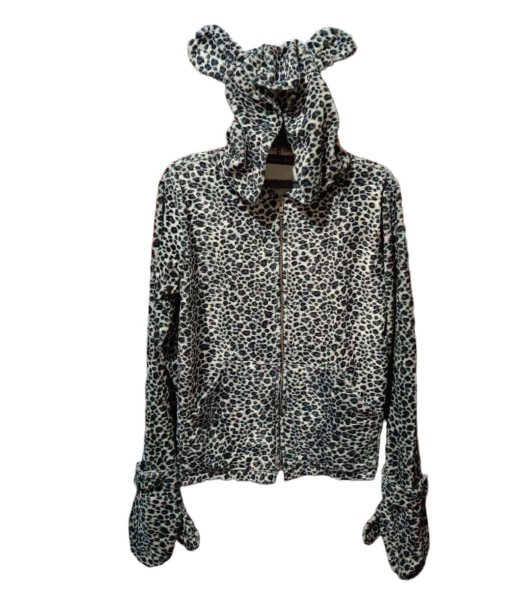 Leopard Bear Ears Hoodie
