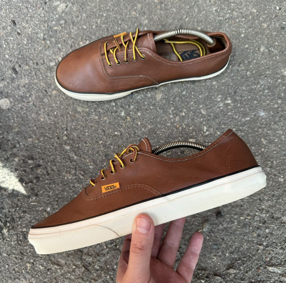 Vans authentic era leather men casual shoes 11 us