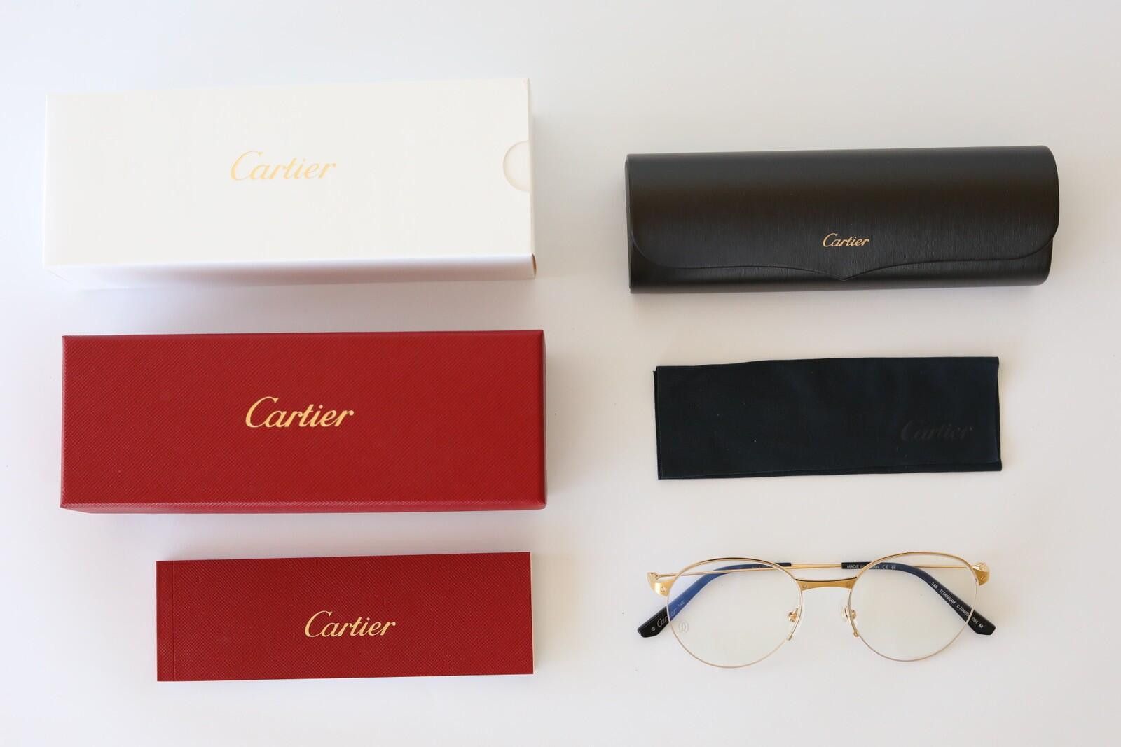 Cartier New Cartier eyewear optical eyeglasses gold CT0405O 001 Size ONE SIZE - 3 Thumbnail
