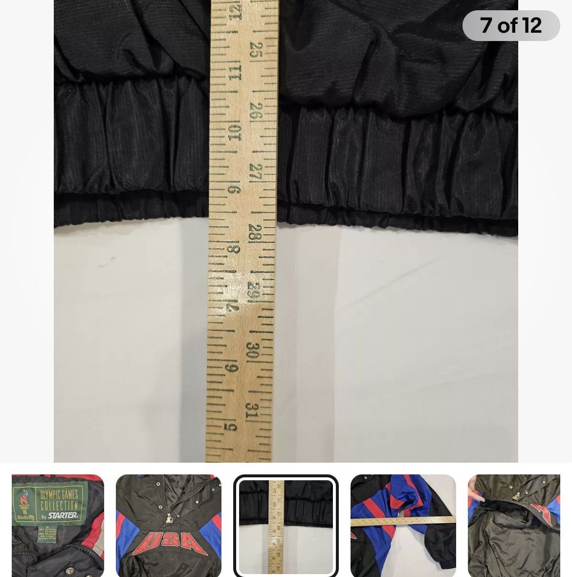Starter × USA Olympics × Vintage Vintage 90s USA Starter Pullover Size US XL / EU 56 / 4 - 6 Thumbnail