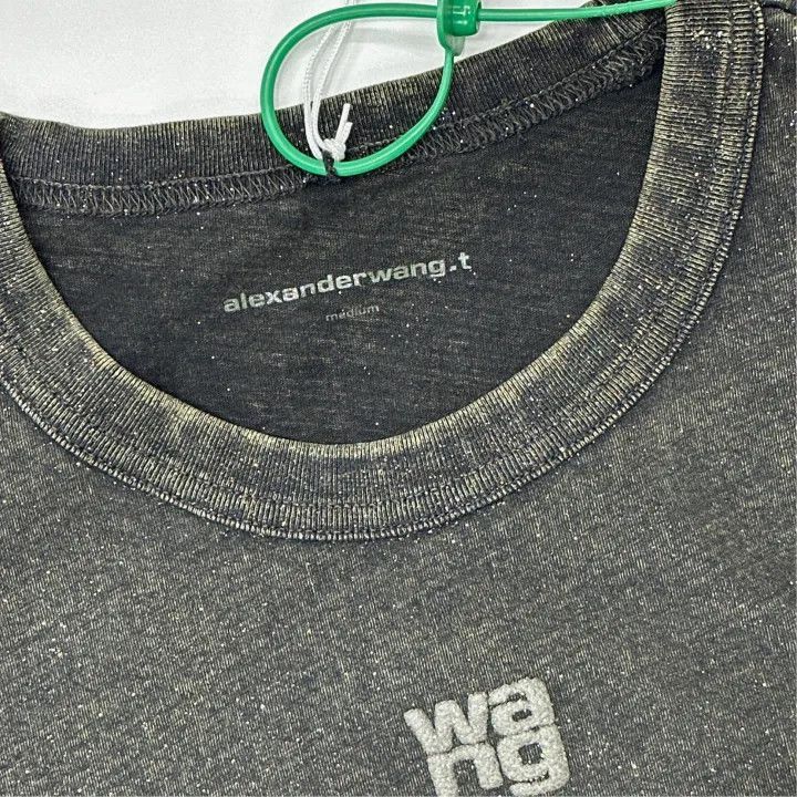 Alexander Wang Alexander Wang Logo Print Short Sleeve T-Shirt - Size M / US 6-8 / IT 42-44 - 2 Thumbnail