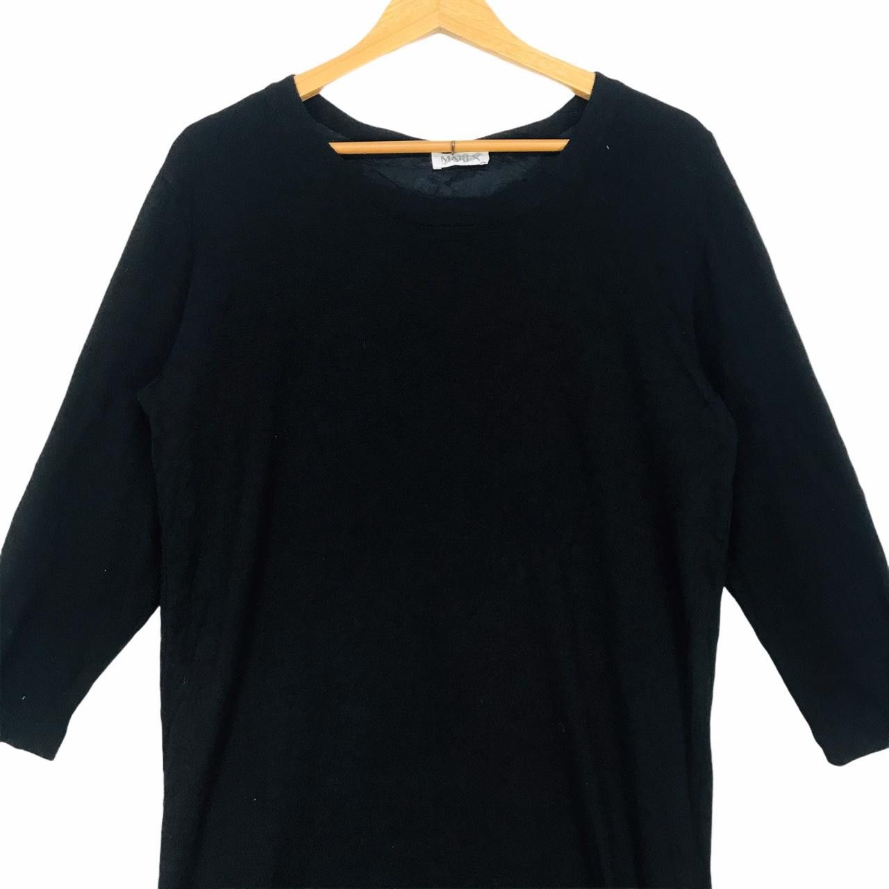 Vintage Vtg MAREX ITALIA Black Tops Dress Streetwear Clothing Size M / US 6-8 / IT 42-44 - 2 Thumbnail