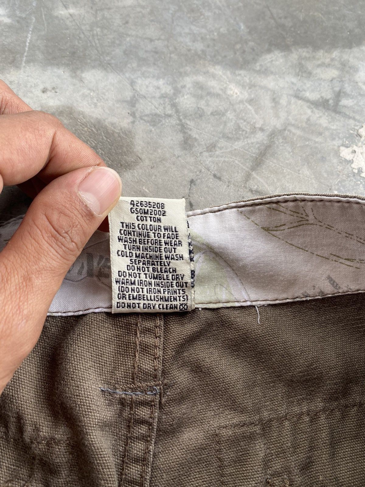 JNCO × Japanese Brand Baggy Jeans Green Source Sun Faded Chocolate/Green Cargo Size US 30 / EU 46 - 10 Thumbnail