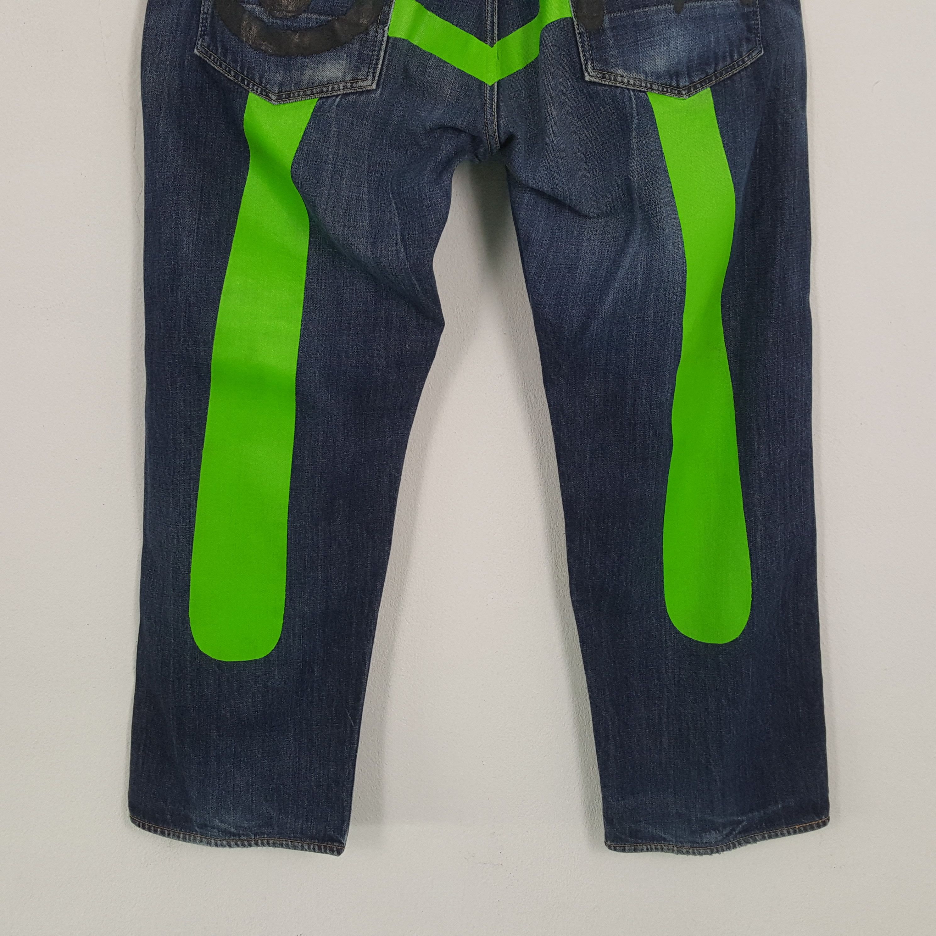 Japanese Brand × Vintage EVISU Japanese Brand Fashion Style Custom Daicock Jeans Size US 35 - 3 Thumbnail