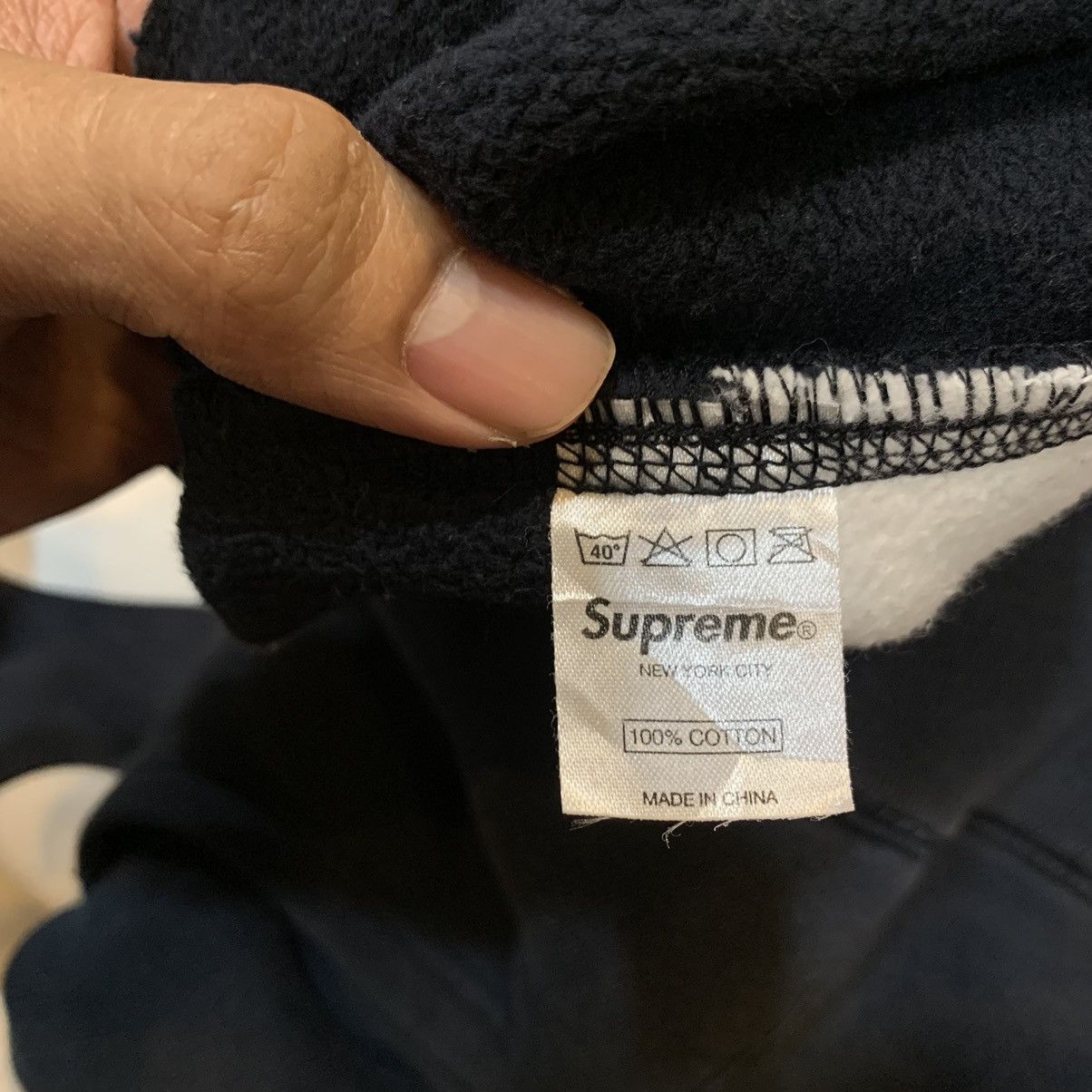 Supreme Supreme 2009 Block Stripe Sweat Hoodie Size US XL / EU 56 / 4 - 10 Thumbnail