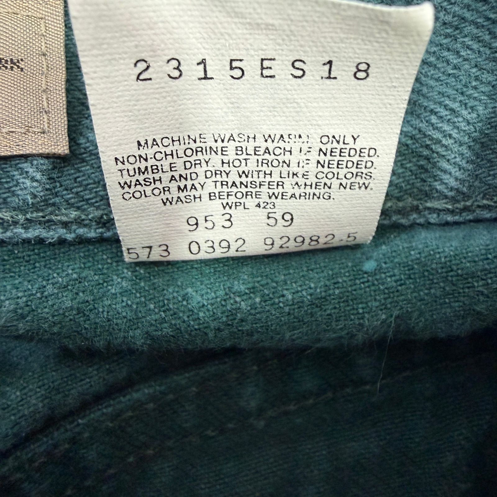 Vintage Vintage Levis 900 Jeans Women's 7 Green Mom High Rise 90s Size 26" / US 2 / IT 38 - 6 Thumbnail