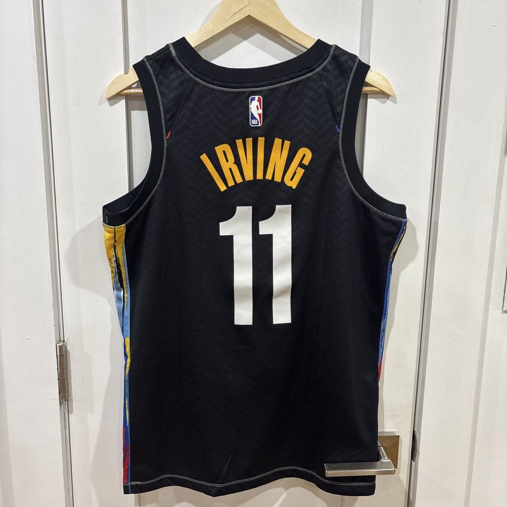 NBA Nike NBA Brooklyn Nets Kyrie Irving City Edition Jersey Size US M / EU 48-50 / 2 - 2 Thumbnail