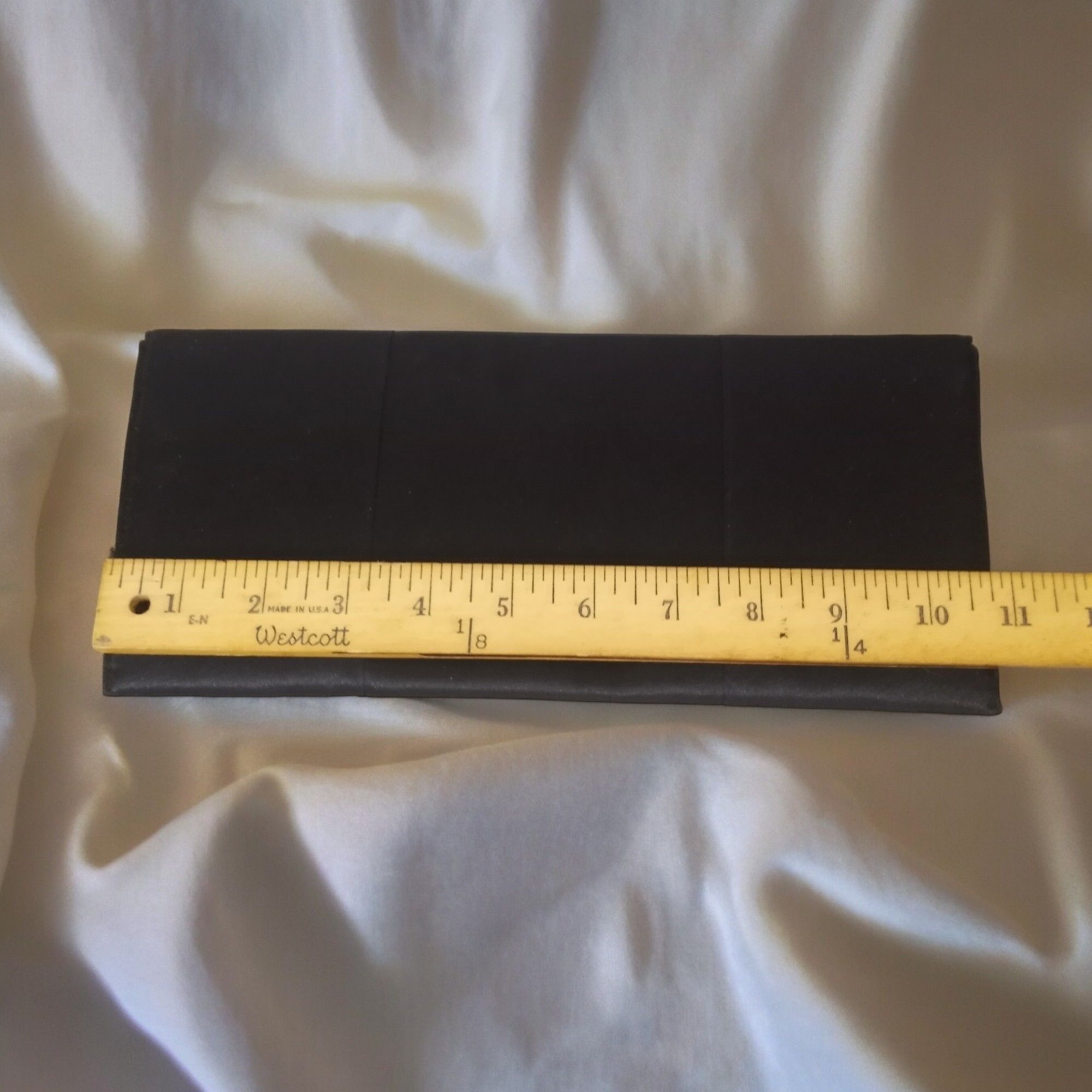 Other Bijoux Terner Black Satin Envelope Clutch Size ONE SIZE - 9 Thumbnail