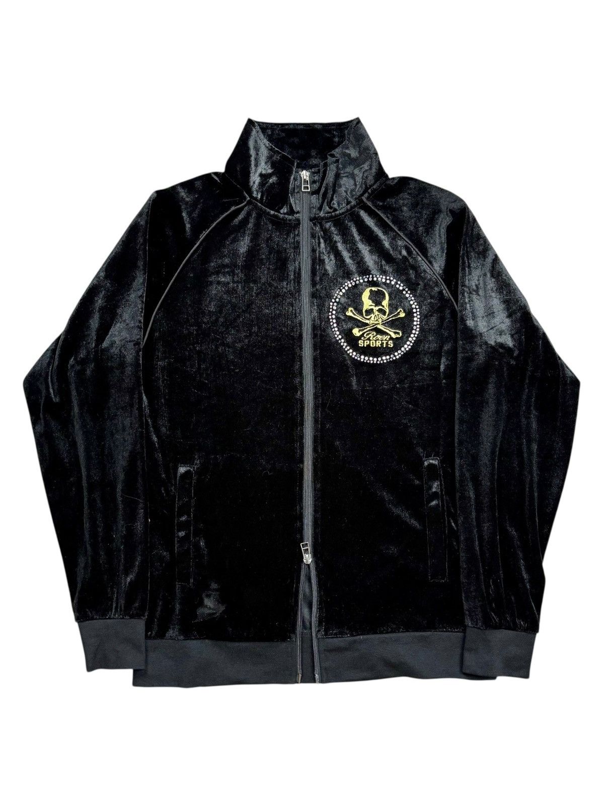 Roen 2000s Roen - Velvet Tracktop Jacket Size US M / EU 48-50 / 2 - 1 Thumbnail